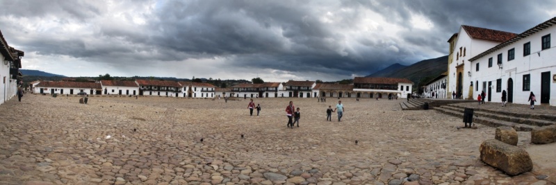 Villa de Leyva – další nejhezčí vesnička v Kolumbii proslulá především kvůli tomuto náměstí.