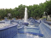 Nádherná fontána v Subotici.