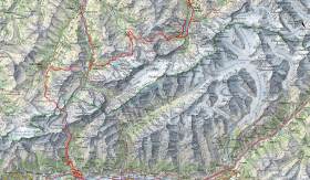 Druhá část pochodu: Z Mürrenu přes sedlo Sefinafurgga a Hohtürli do Kanderstegu a přes Adelboden a Gemmipass do Leukerbadu.