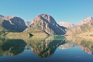Jezero Iskanderkul, výška 2200.